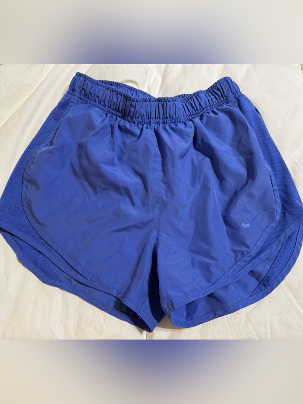 Nike Women's Royal Blue Athletic Shorts with Elastic Waist